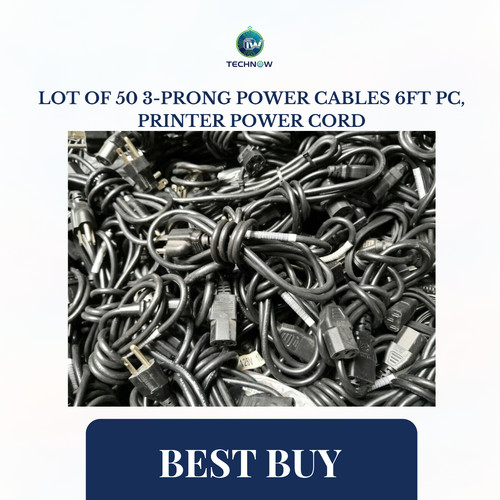 Lot prong power - lot, cables